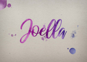 Joella Watercolor Name DP
