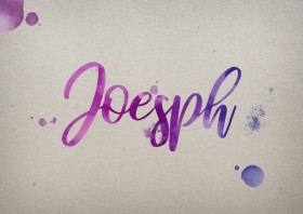Joesph Watercolor Name DP