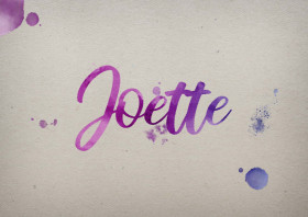 Joette Watercolor Name DP
