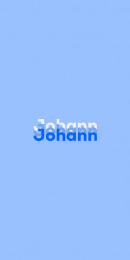 Name DP: Johann