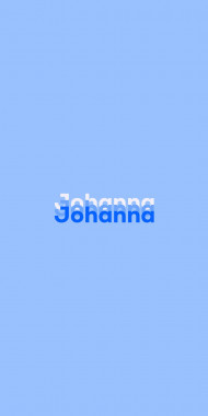 Name DP: Johanna