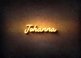 Glow Name Profile Picture for Johanna