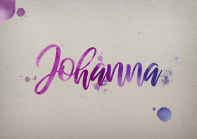 Johanna Watercolor Name DP