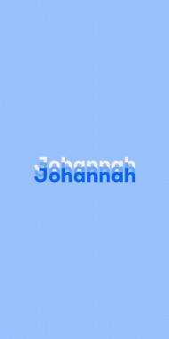 Name DP: Johannah
