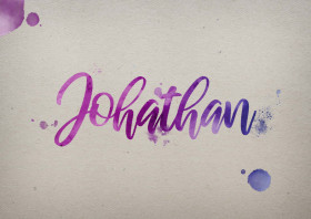 Johathan Watercolor Name DP