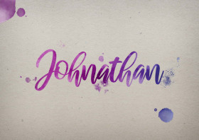 Johnathan Watercolor Name DP
