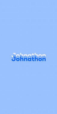 Name DP: Johnathon