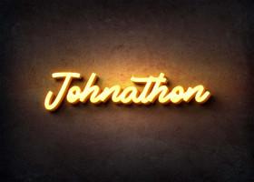 Glow Name Profile Picture for Johnathon