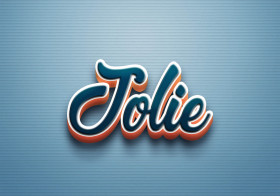 Cursive Name DP: Jolie