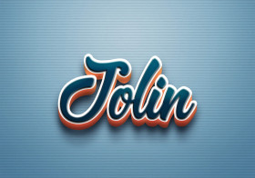 Cursive Name DP: Jolin