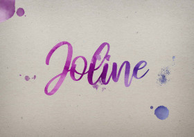 Joline Watercolor Name DP