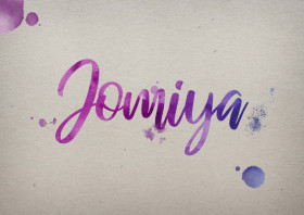 Jomiya Watercolor Name DP