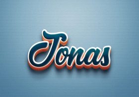 Cursive Name DP: Jonas