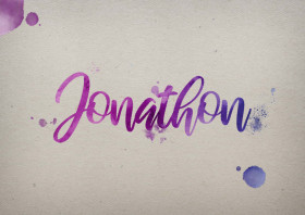 Jonathon Watercolor Name DP