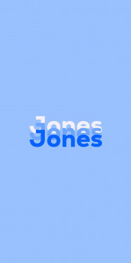 Name DP: Jones