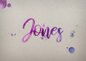 Jones Watercolor Name DP