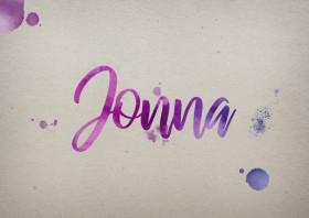 Jonna Watercolor Name DP