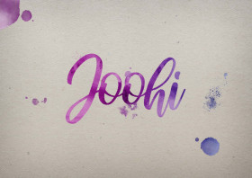 Joohi Watercolor Name DP