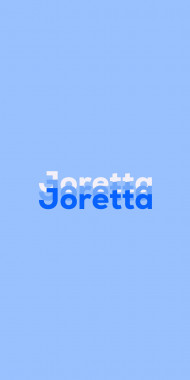 Name DP: Joretta