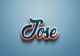 Cursive Name DP: Jose
