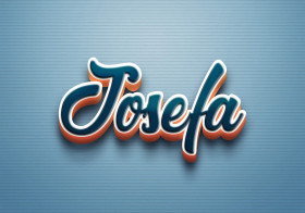 Cursive Name DP: Josefa