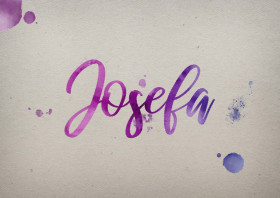 Josefa Watercolor Name DP