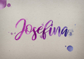 Josefina Watercolor Name DP