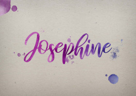 Josephine Watercolor Name DP