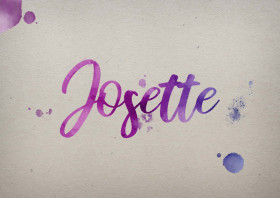 Josette Watercolor Name DP