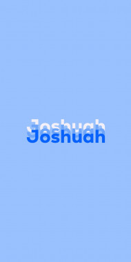 Name DP: Joshuah