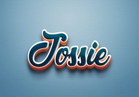Cursive Name DP: Jossie