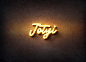 Glow Name Profile Picture for Jotyi