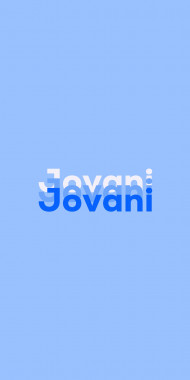 Name DP: Jovani