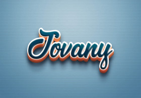 Cursive Name DP: Jovany