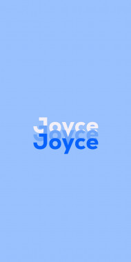 Name DP: Joyce