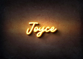 Glow Name Profile Picture for Joyce