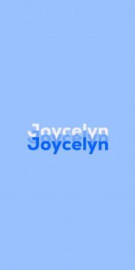 Name DP: Joycelyn