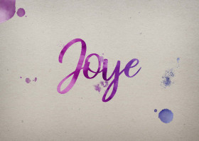 Joye Watercolor Name DP