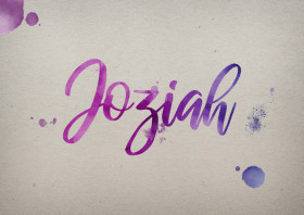 Joziah Watercolor Name DP