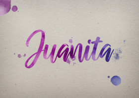 Juanita Watercolor Name DP