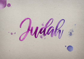 Judah Watercolor Name DP