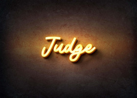 Glow Name Profile Picture for Judge