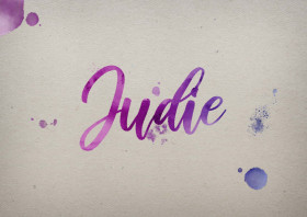 Judie Watercolor Name DP
