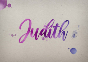 Judith Watercolor Name DP