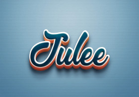 Cursive Name DP: Julee