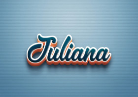 Cursive Name DP: Juliana
