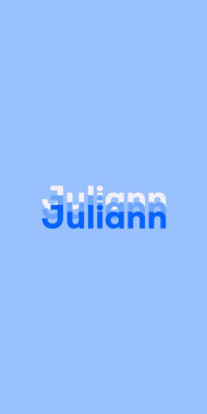 Name DP: Juliann