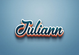 Cursive Name DP: Juliann