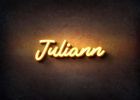 Glow Name Profile Picture for Juliann
