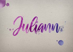Juliann Watercolor Name DP